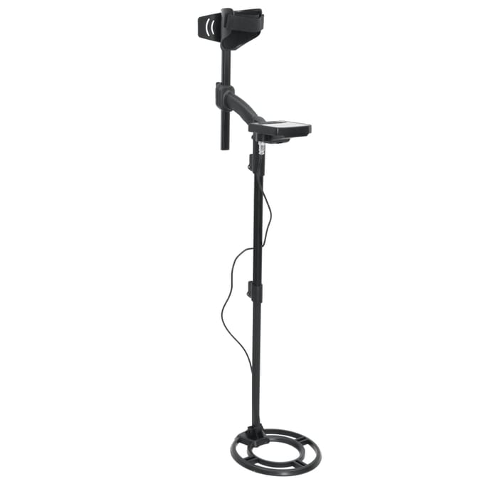 vidaXL - Metaaldetector - auto-tune - 18 - cm - zoekdiepte - met - pinpoint