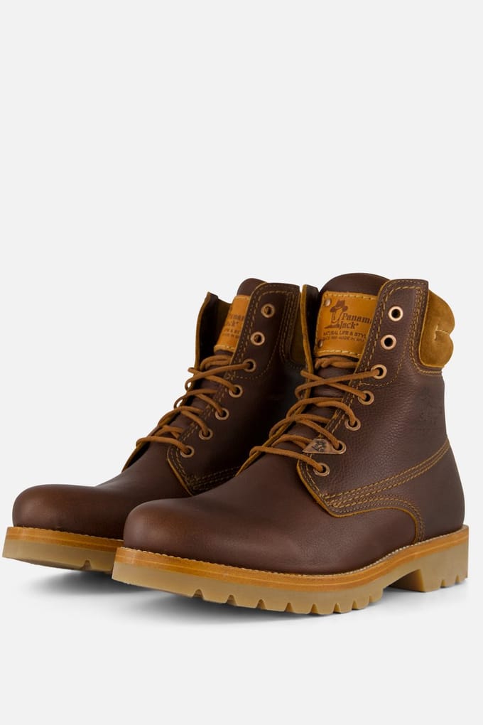 Panama Jack Panama Jack Panama 03 C26 veterboots cognac Leer