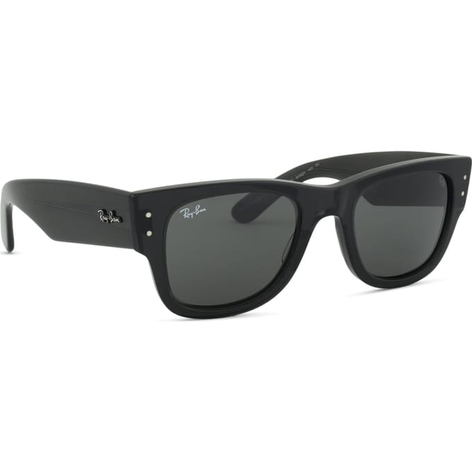 Ray-Ban Mega Wayfarer RB0840S 1406B1 - Transparant Black - Dark Grey - Maat 51