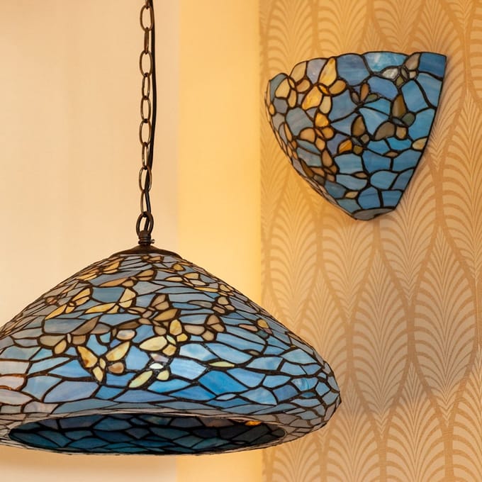 Tiffany Hanglamp Fly Away - Art Deco Trade