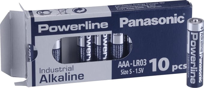 Panasonic Powerline Industrial – AAA – 10 stuks