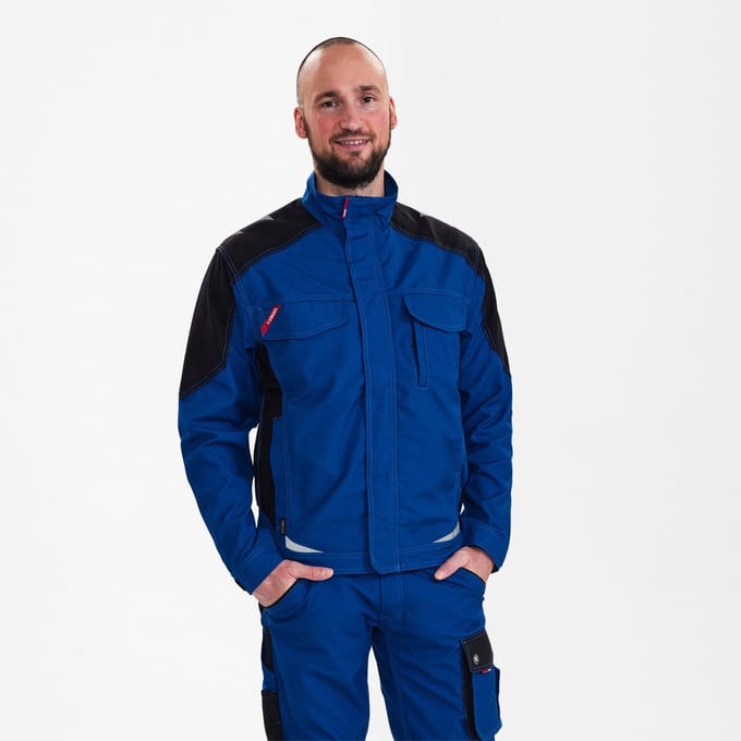 Engel Galaxy werkjack 1810-254 - Surfer Blue / Black - M