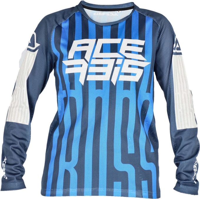 Acerbis MX J-Windy 5 Blauw Wit Kids Cross Jersey - Shirts