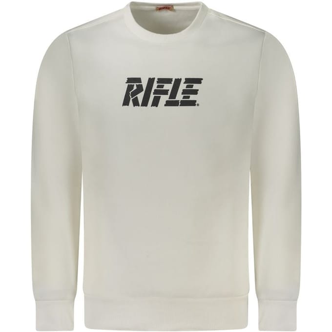 Rifle Witte Katoenen Mannen Sweater