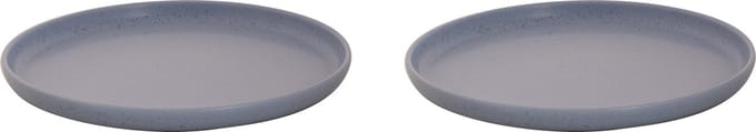 Palmer - Bord - Sandy Loam - 28 cm - Blauw - Stoneware - Bordenset - 2 stuks