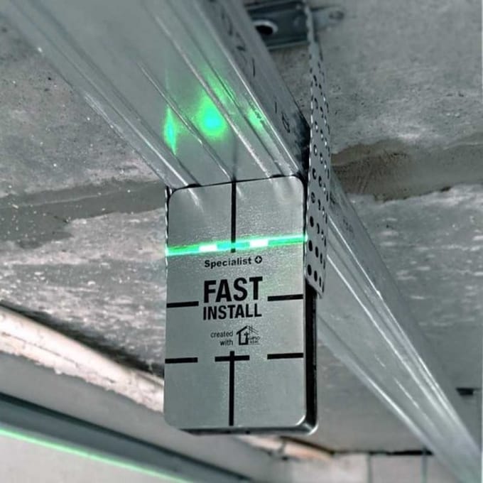 2-stuks, Magneet voor gips plaat profielen Specialist+ „FAST INSTALL“