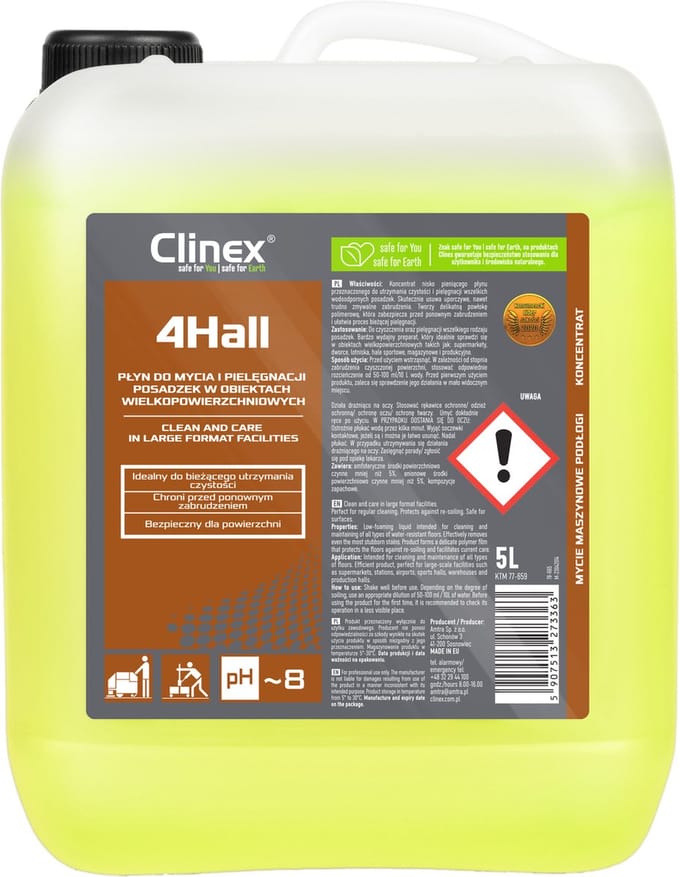 Clinex 4Hall Vloerreiniger Geconcentreerd 5 liter