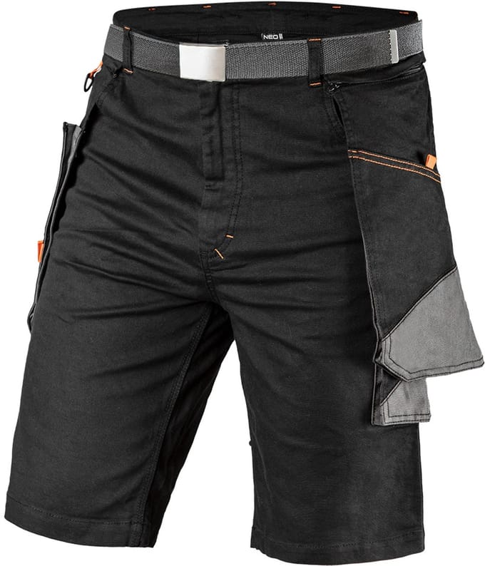 NEO HD Slim - Kort Werkbroek - M - Elastische Stof - Versterkte Oxford
