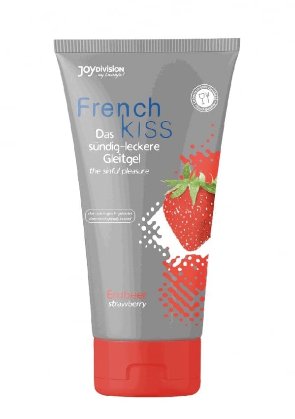 Joydivision Frenchkiss glijmiddel aardbeien, 75 ml, 1 stuk