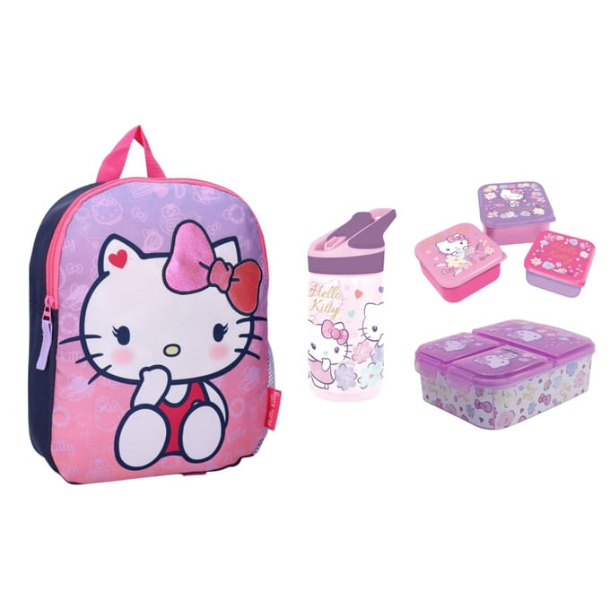 Hello Kitty schoolset; rugzak en lunchset