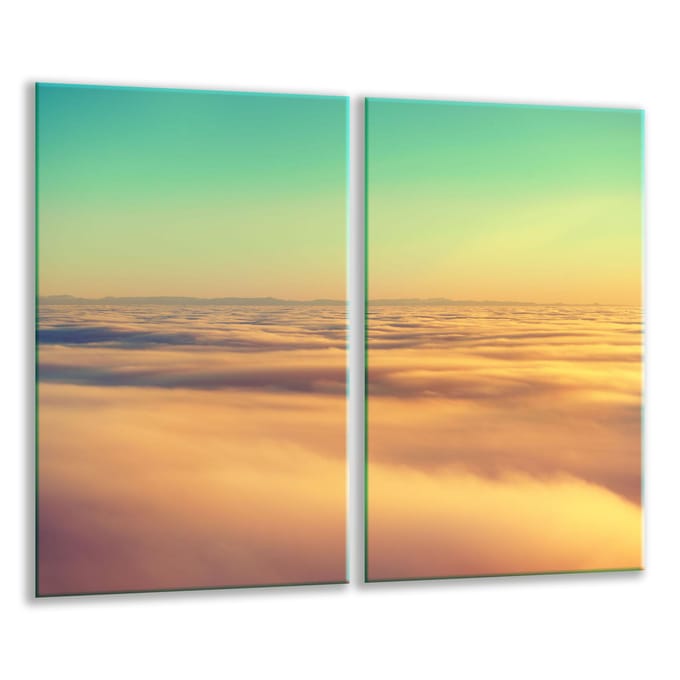 TMK ArtDeko - Snijplank - 30x52cm - Glas - Inductie - Decoratief