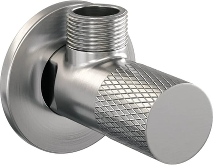 Brauer Brushed Carving hoekstopkraan RVS geborsteld PVD