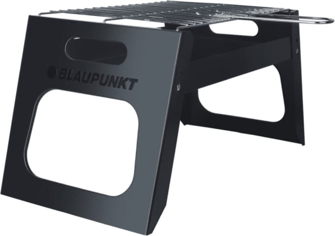 Blaupunkt - Opvouwbare BBQ | Barbecue Grill -Voor Camping / Reizen - draagbare houtskool
