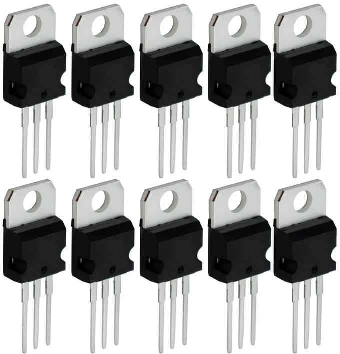Set van 10 Stuks Spanning Regelaars 6V 1.5A Lineair Vermogen voor Elektronica