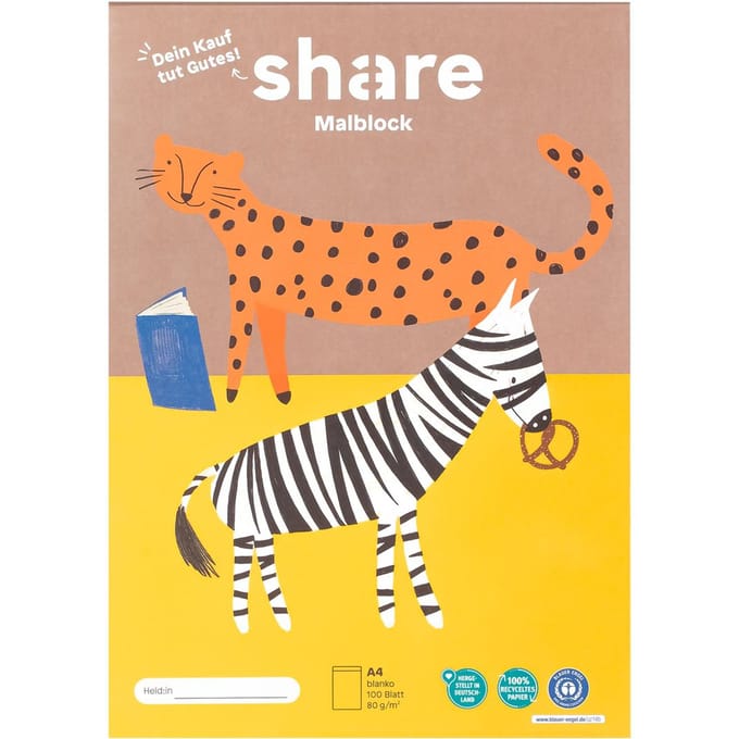 share Kleurplaat A4, 100 vellen