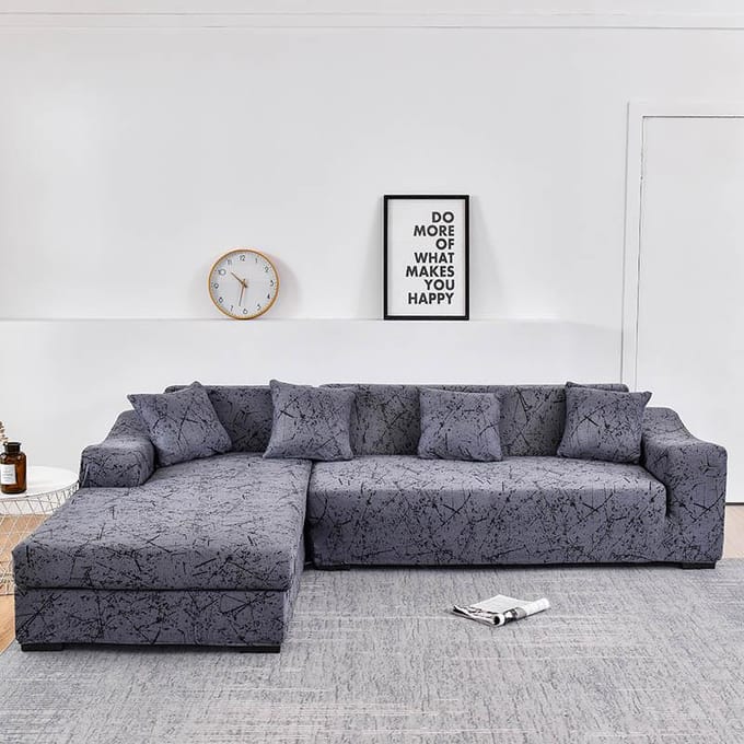 L-vormige hoek chaise longue bank Cubre bank elastische bankhoes stretch bankhoezen voor de woonkamer 2seater and 4seater