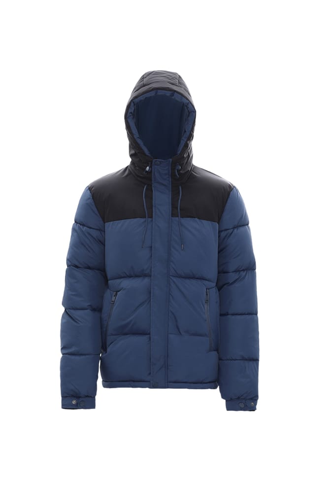 Mo Gewatteerd jack Heren Donker blauwgroen zwart