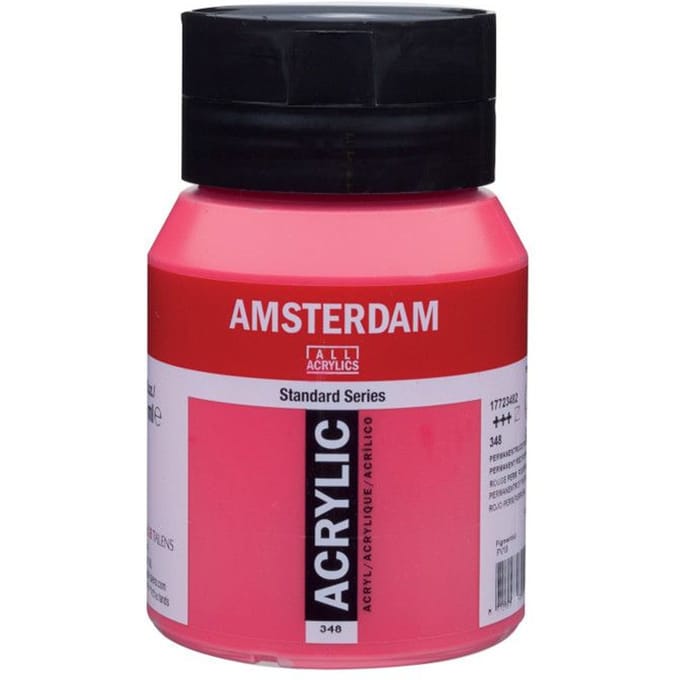 Amsterdam Standard Acrylverf 500ml 348 Permanentrood Purper