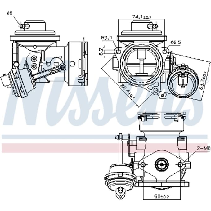 EGR-klep NISSENS 98299