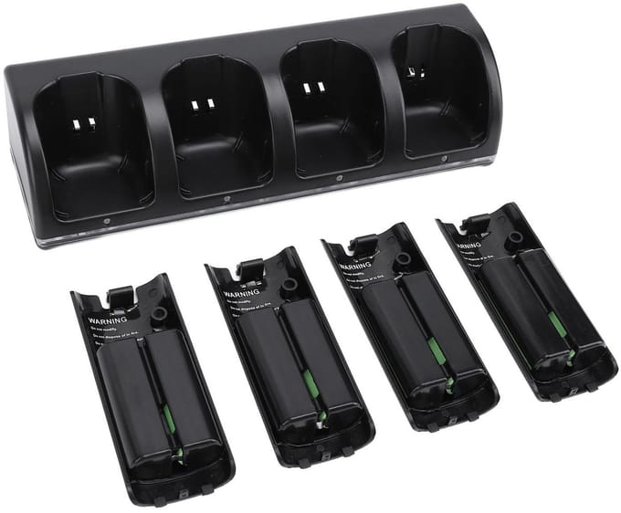 Allecto - 4-in-1 Laadstation - Oplaadbare Batterijen - Handig voor