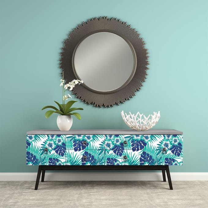 Tropische meubelsticker wuttichai 60 x 90 cm
