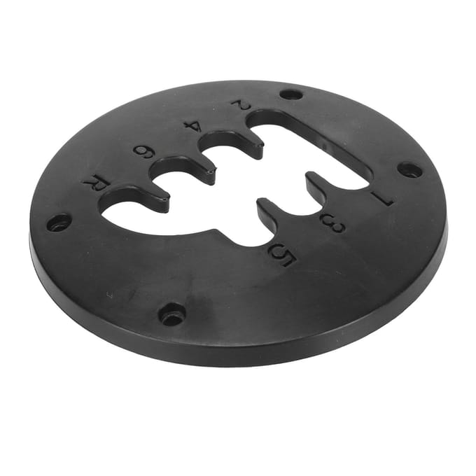 voor Thrustmaster TH8A Middenplaat 75mm Hendel 6 Versnellingen Vorm Demping Korte Slag Short Shifter Middenplaat gray