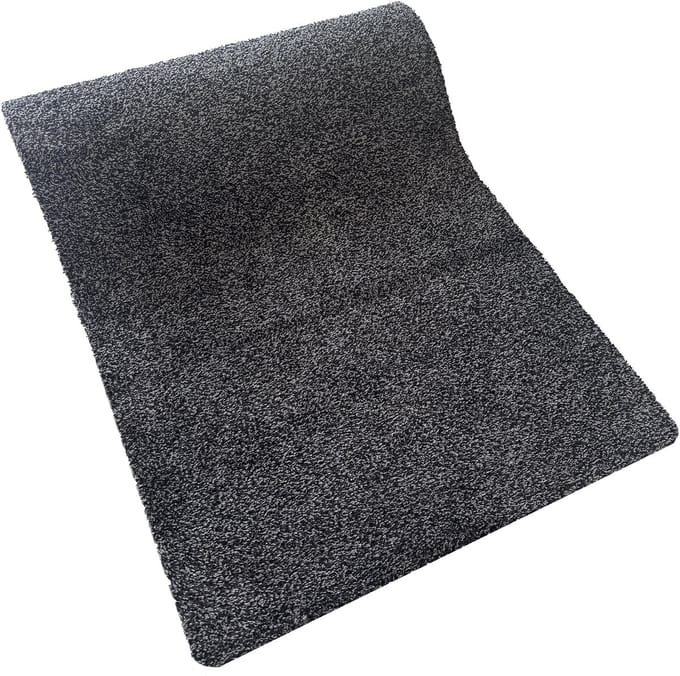 JYG Tapijtloper KATCOT 80 x 100 cm – XL Droogloopmat – Katoen & Microvezel – Antraciet