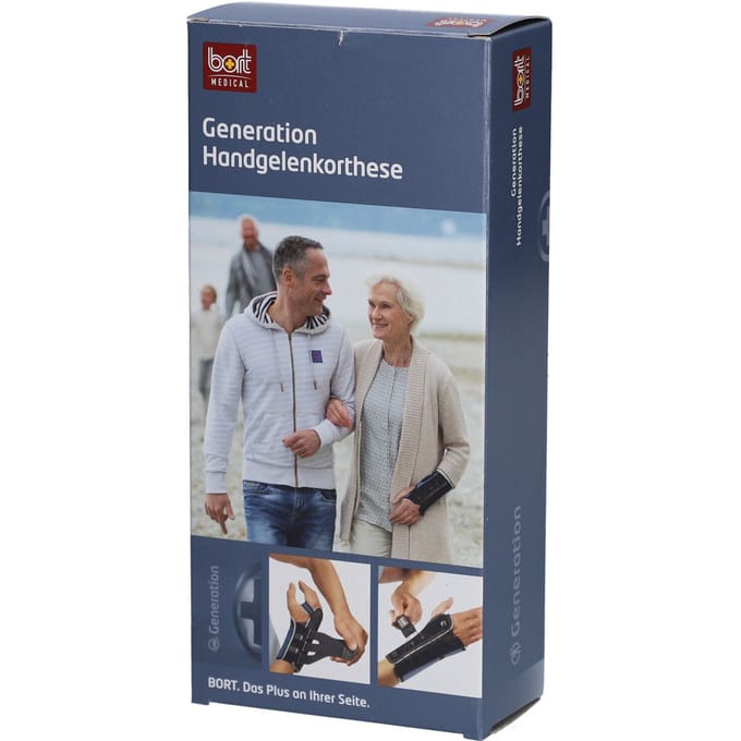 BORT Generation Handgelenkorthese links Gr. M blauw 1 Verband(en)