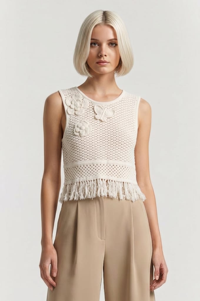 & Other Stories Neil Top White Größe: S | Tanktops Outlet | Damen | Weiß