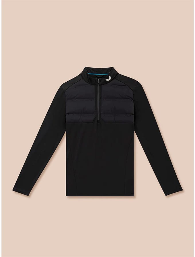 Castore Lvs Hybrid Sweatshirt Met Halve Rits Zwart M Man