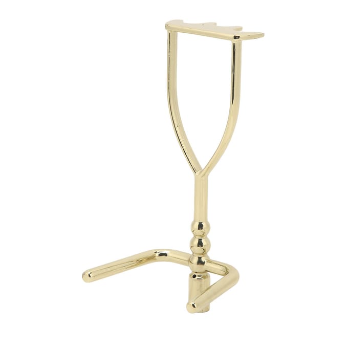 Tête de pont de queue de billard Pôle en fer Tête de support de queue de billard Antidérapant Accessoire de queue de billard beige