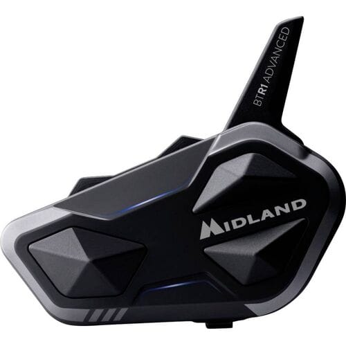 C1529.05 Midland BTR1 Advanced X, Bluetooth Kommunikation, Einzelgerät Intercomset voor motorrijders