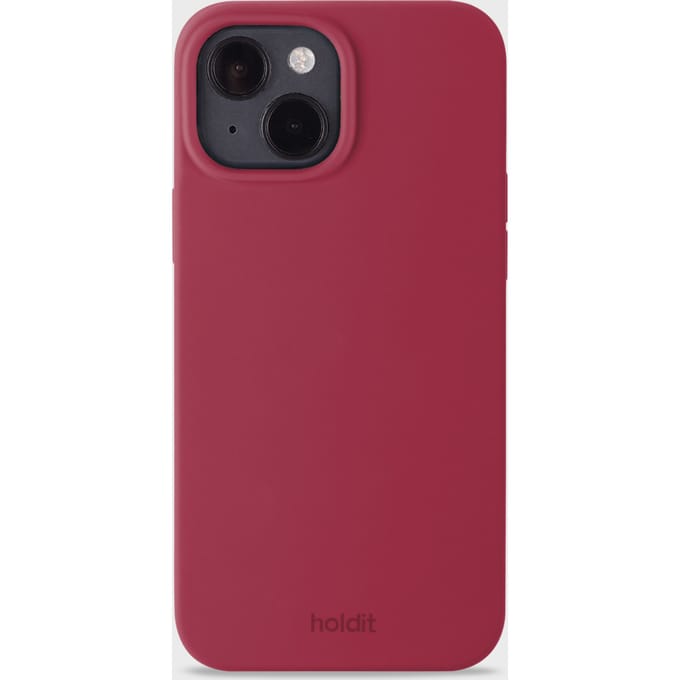 Holdit Silicone Case geschikt voor Apple iPhone 15 - Red Velvet