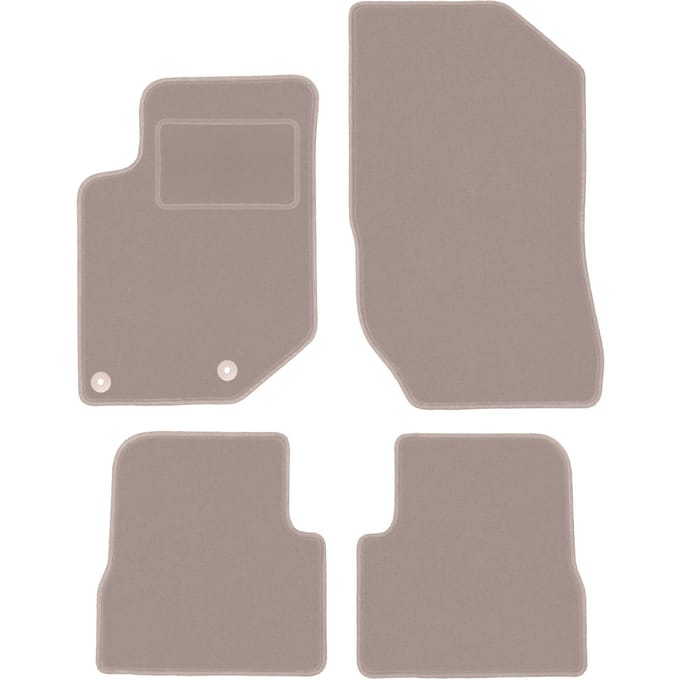 Beige veloursmatten voor: Peugeot 2008 II hatchback (2019-)