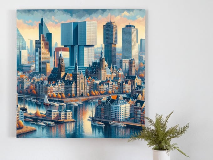 Kunstprint | Wanddecoratie | Dibond | 30 × 30 cm