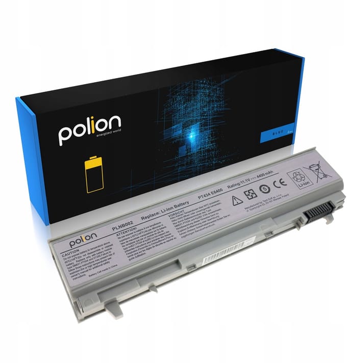 Polion - DELL Bateria - Latitude E6400 E6500 - Precision M2400 - 4400mAh