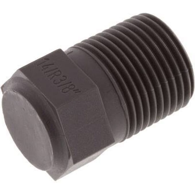 Plug R3/8'' PA 6 met Buitenzeskant 8bar [10 Stuks]