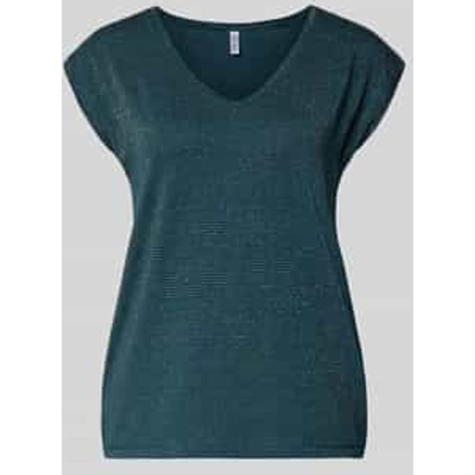 PIECES - PCBILLO TEE LUREX STRIPES JRS NOOS BC - Dames - T-shirts