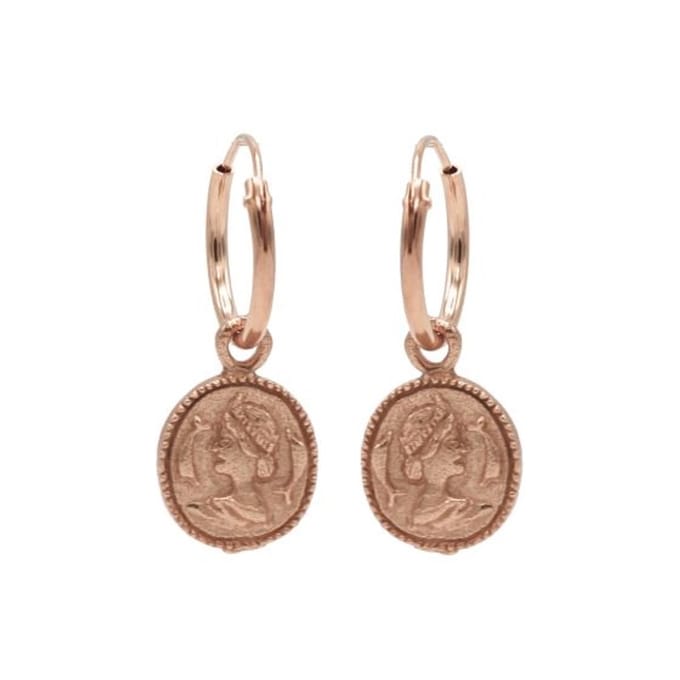 Karma Symbols oorbel M1968 Coin