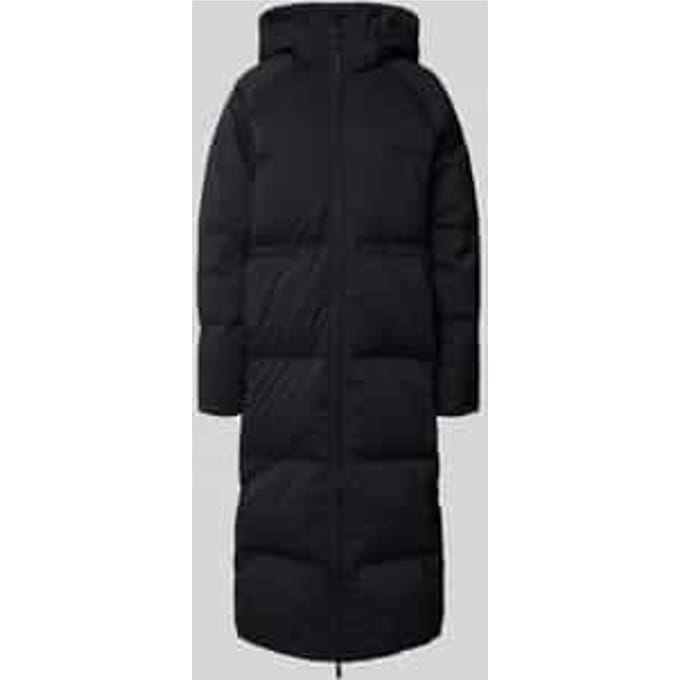 Regular fit lange donsjas met afneembare capuchon model 'MAYA'