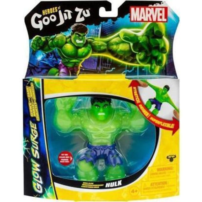 Spiderman Glow Surge 11cm - HERoeS OF GOO JIT ZU - MARVEL - Figurine lumineuse et extensible