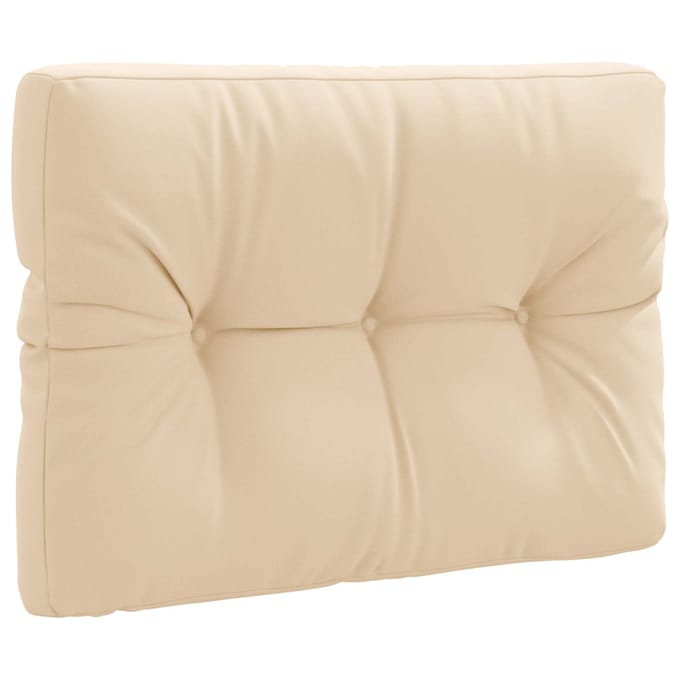 vidaXL - Palletrugkussen - VIANEN - 100% - Polyester - Crèmekleurig