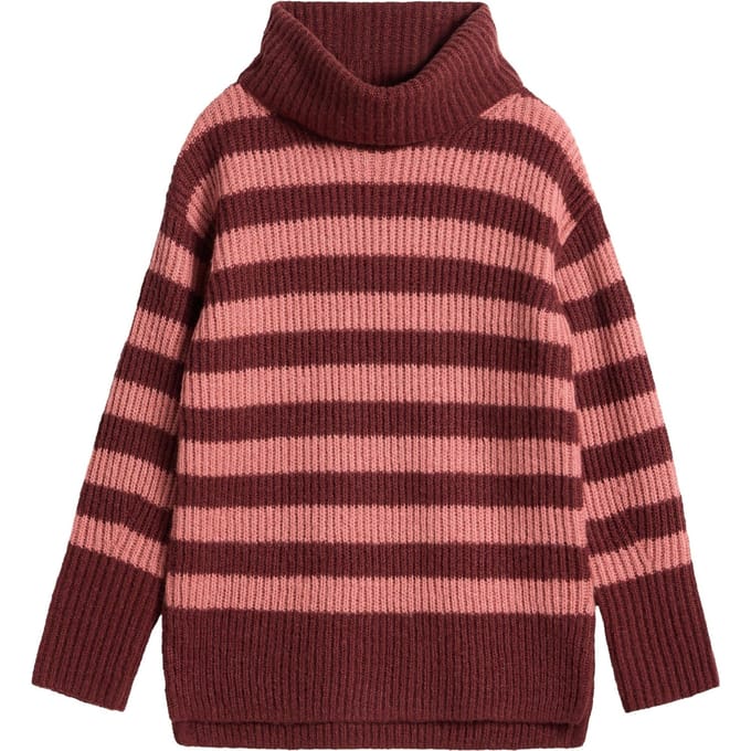 White Stuff Roll Neck Jumper Plum Multi Größe: 8 | Pullover Outlet | Damen | Magenta
