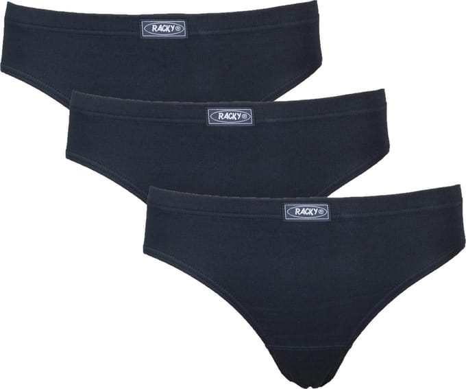 3 pack Racky dames heupslip Highleg mini maat S -Zwart