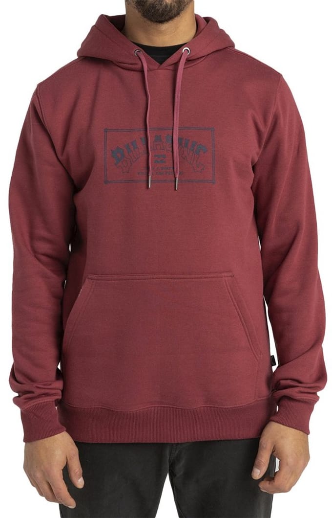 Billabong Arch Print Po Hoodie Paars S Man