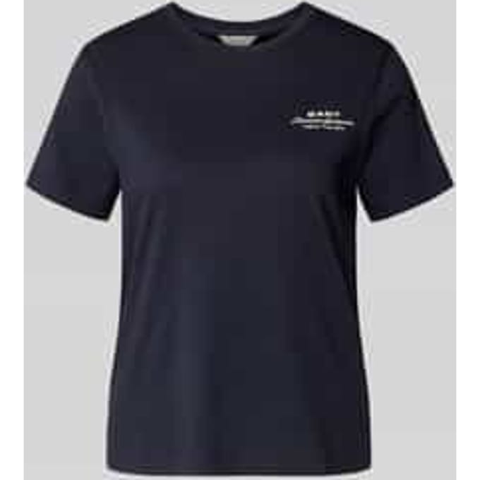 T-shirt met labelprint
