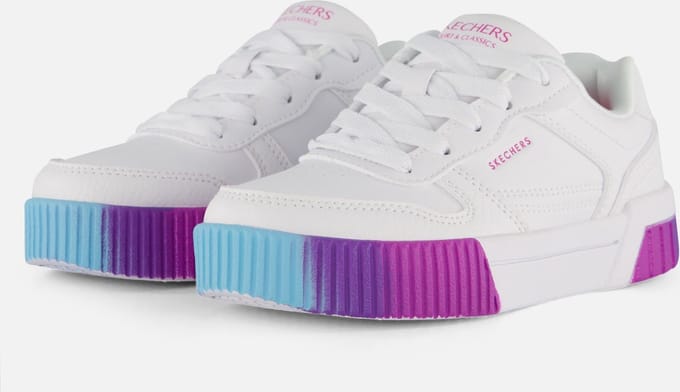 Skechers Jade - Meisjes Sneakers - Wit