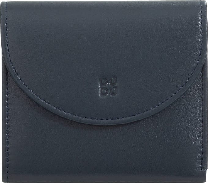 DuDu Malaita Portemonnee Leder 11 cm - Dames - Horizontaal - navy
