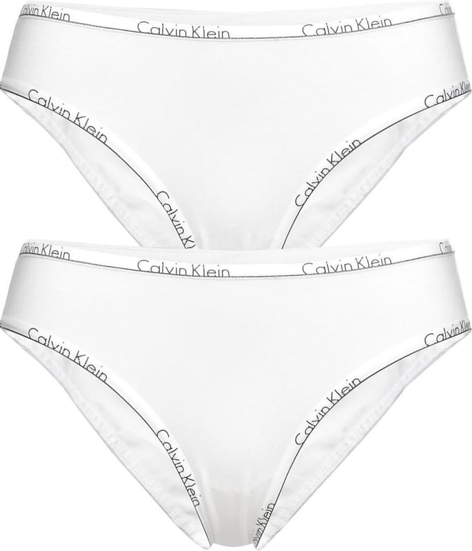 Calvin Klein slip 2 pack Bikini - Wit- Maat 36 / S