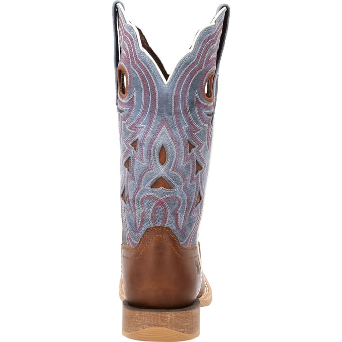 Durango Lady Rebel Pro Leren Dameslaarzen Goudbruin/Periwinkle